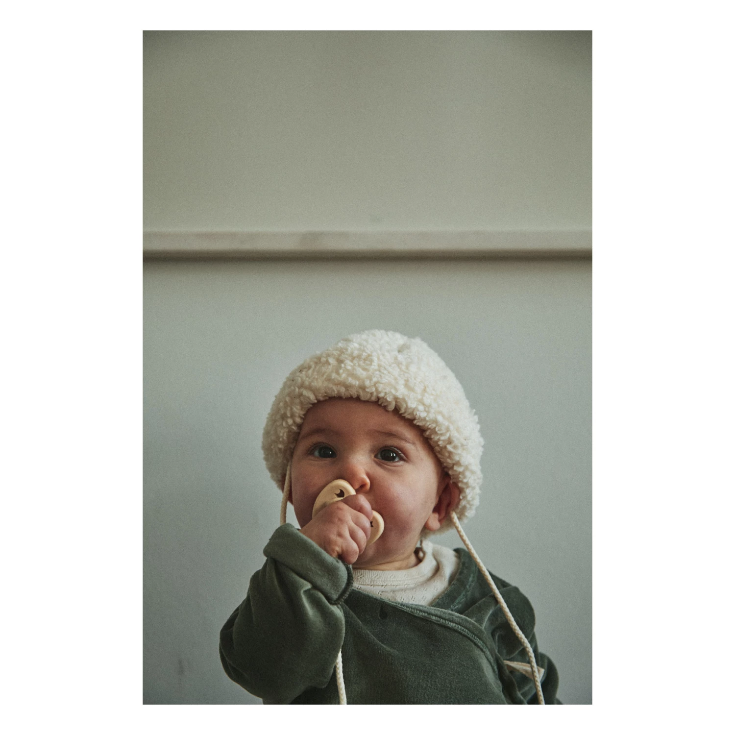 Crocu Velvet Wrap Over Top Chrome green Poudre Organic Fashion Baby 2 Crocu Velvet Wrap Over Top Chrome green Poudre Organic Fashion Baby - Image 2