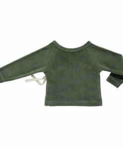 Crocu Velvet Wrap Over Top Chrome green Poudre Organic Fashion Baby 11 Crocu Velvet Wrap Over Top Chrome green Poudre Organic Fashion Baby -Baby Tops Elegant Store crocu velvet wrap over top chrome green poudre organic fashion baby 5
