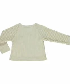 Crocus Organic Cotton Ribbed Wrap Over Top Off white Poudre Organic Fashion Baby -Baby Tops Elegant Store crocus organic cotton ribbed wrap over topcrocus organic cotton ribbed wrap over top off white poudre organic fashion baby 4