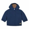 Dako Sherpa-Lined Parka Navy blue Bonton Fashion Baby