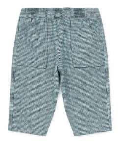 Darius Houndstooth Trousers Green Bonton Fashion Baby