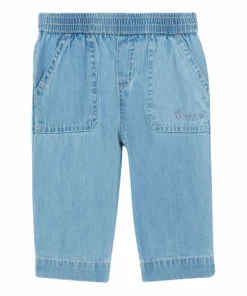 Darius Lightweight Denim Trousers Denim blue Bonton Fashion Baby