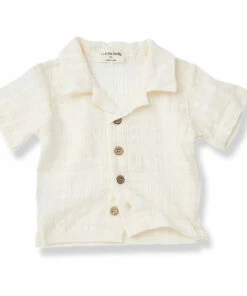 David Cotton Crepe Shirt Off white 1+ in the family Fashion Baby, Children