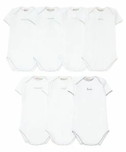 Day of the week bodysuits White Bonpoint Fashion Baby