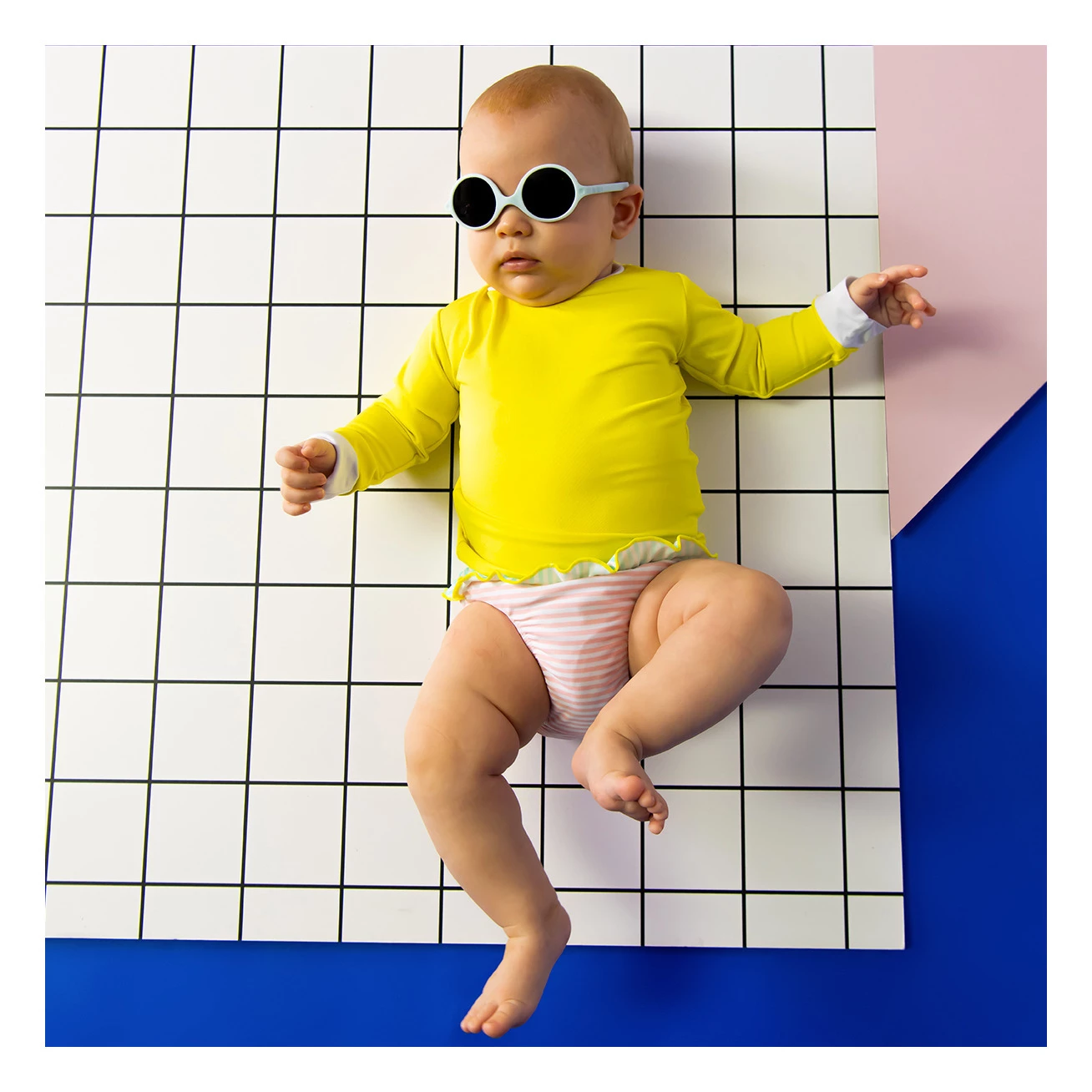 Diabola Sunglasses Light Blue KI ET LA Fashion Baby 2 Diabola Sunglasses Light Blue KI ET LA Fashion Baby - Image 2