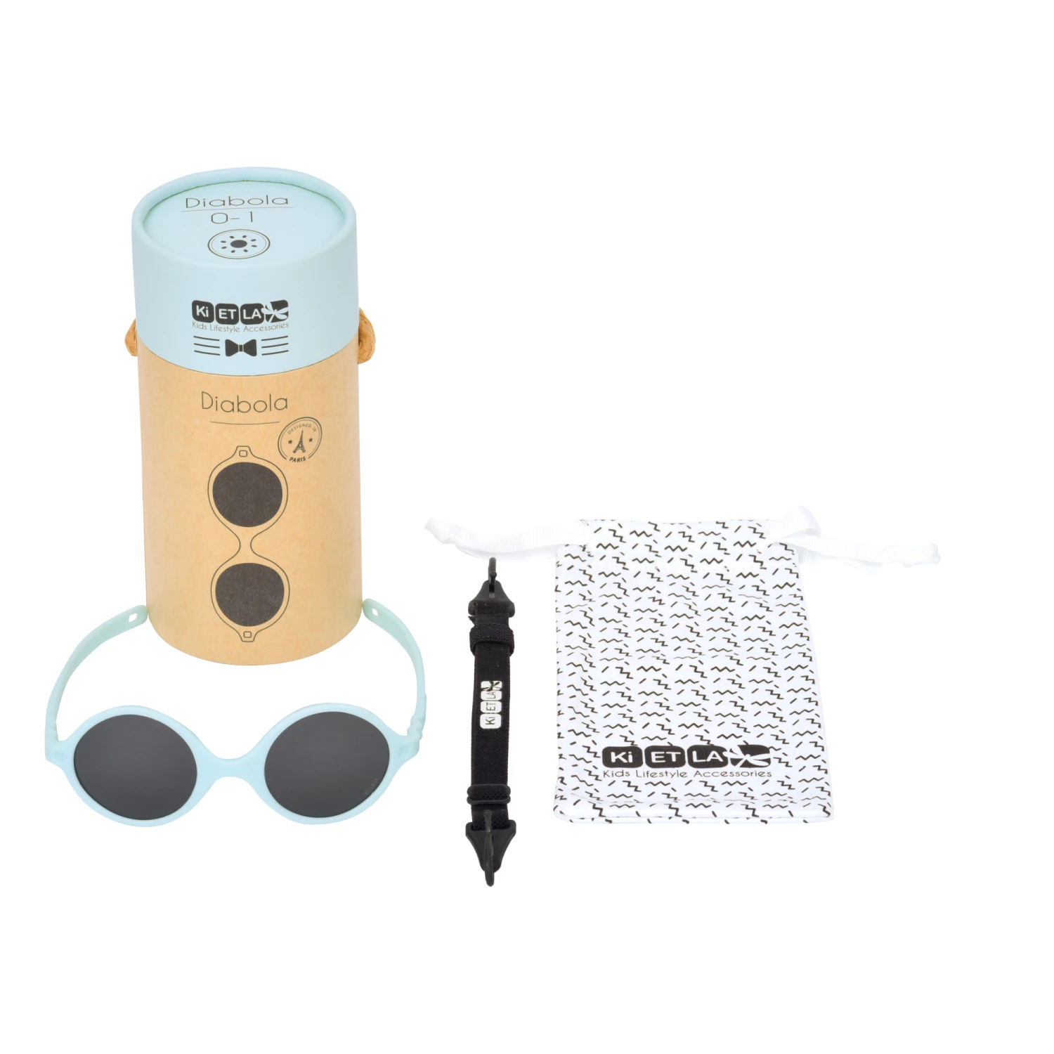 Diabola Sunglasses Light Blue KI ET LA Fashion Baby 5 Diabola Sunglasses Light Blue KI ET LA Fashion Baby - Image 5