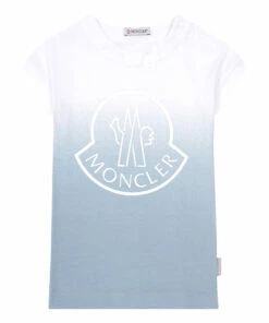 Dip-Dye T-shirt White Moncler Fashion Baby