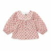Dix Floral-Print Blouse Pink Bonton Fashion Baby