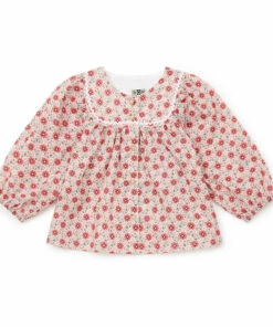 Dix Floral-Print Blouse Pink Bonton Fashion Baby