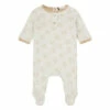 Domino Organic Cotton Pyjamas Ecru Risu Risu Fashion Baby