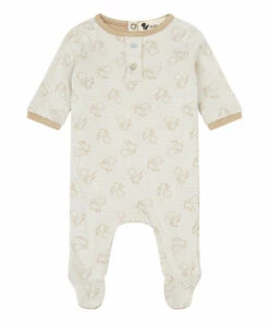 Domino Organic Cotton Pyjamas Ecru Risu Risu Fashion Baby