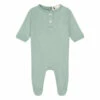 Domino Organic Cotton Pyjamas Green water Risu Risu Fashion Baby