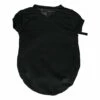 Double Organic Cotton Muslin Crossed Playsuit Black Poudre Organic Fashion Baby