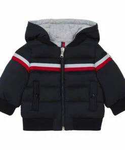 Down Jacket Navy blue Moncler Fashion Baby, Children
