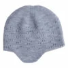 Dua Merino Wool Pointelle Beanie Heather grey Hvid Fashion Baby