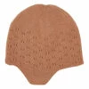 Dua Merino Wool Pointelle Beanie Terracotta Hvid Fashion Baby