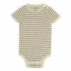 Ecru Striped Bodygrow Ecru FUB Fashion Baby