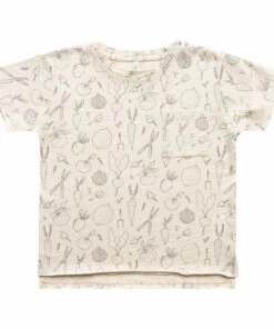 Edge Vegetable T-Shirt Off white Rylee + Cru Fashion Baby, Children