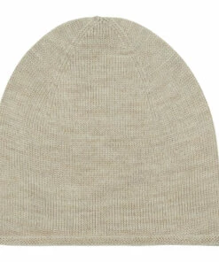 Efa Merino Wool Beanie Beige Hvid Fashion Baby