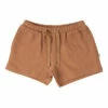 Ejby Organic Cotton Pique Shorts Ochre Minimalisma Fashion Baby, Children