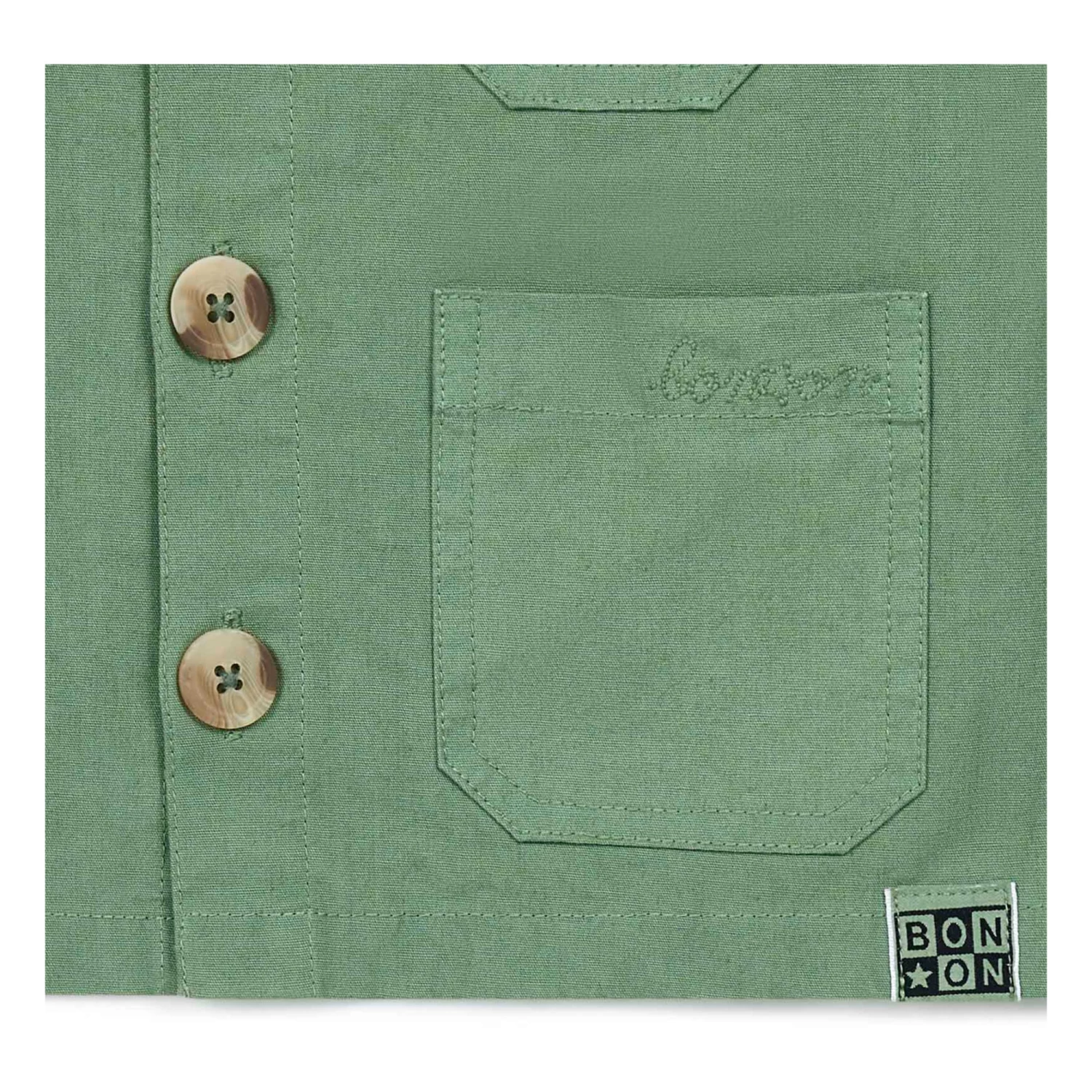 Elfie Jacket Green Bonton Fashion Baby 2 Elfie Jacket Green Bonton Fashion Baby - Image 2