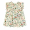 Ella Exclusive Liberty Print Dress Ecru Bonton Fashion Baby