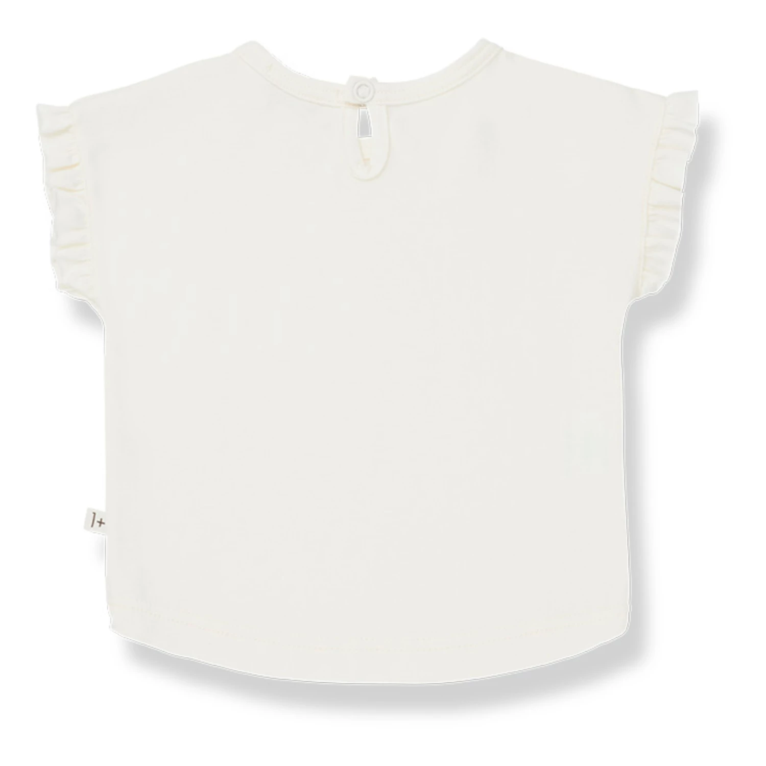 Elvira Organic Cotton T-shirt Ecru 1+ in the family Fashion Baby 2 Elvira Organic Cotton T-shirt Ecru 1+ in the family Fashion Baby - Image 2