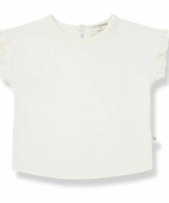 Elvira Organic Cotton T-shirt Ecru 1+ in the family Fashion Baby