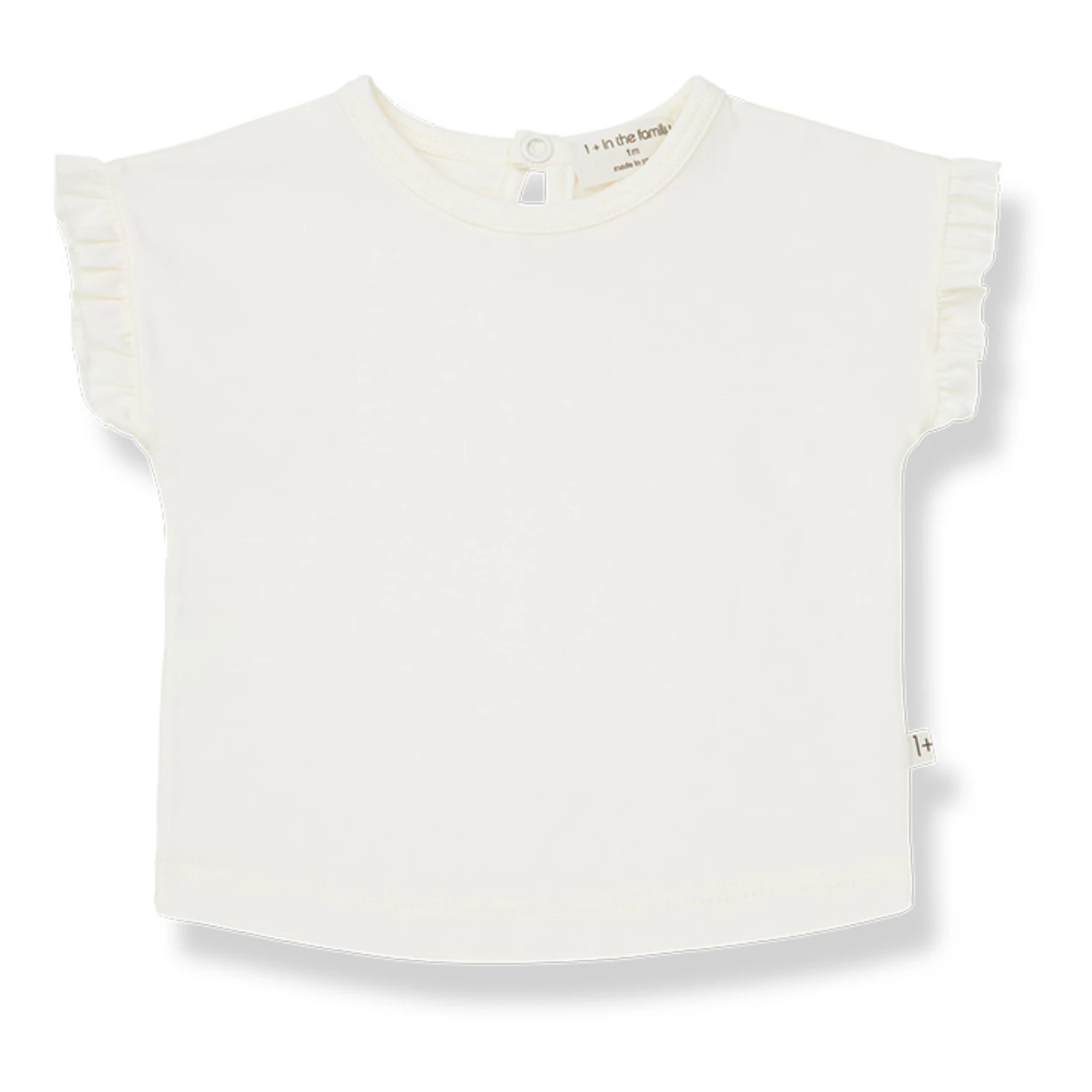 Elvira Organic Cotton T-shirt Ecru 1+ in the family Fashion Baby 1 Elvira Organic Cotton T-shirt Ecru 1+ in the family Fashion Baby
