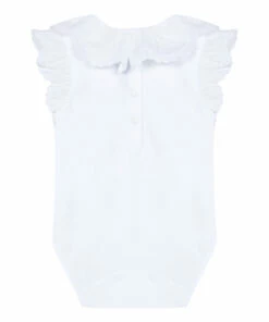Embroidered Frill Babygrow Ecru Tartine et Chocolat Fashion Baby 5 Embroidered Frill Babygrow Ecru Tartine et Chocolat Fashion Baby -Baby Tops Elegant Store embroidered frill babygrow ecru tartine et chocolat fashion baby 2