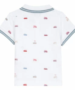 Embroidered Polo Shirt Ecru Tartine et Chocolat Fashion Baby 5 Embroidered Polo Shirt Ecru Tartine et Chocolat Fashion Baby -Baby Tops Elegant Store embroidered polo shirt ecru tartine et chocolat fashion baby 2