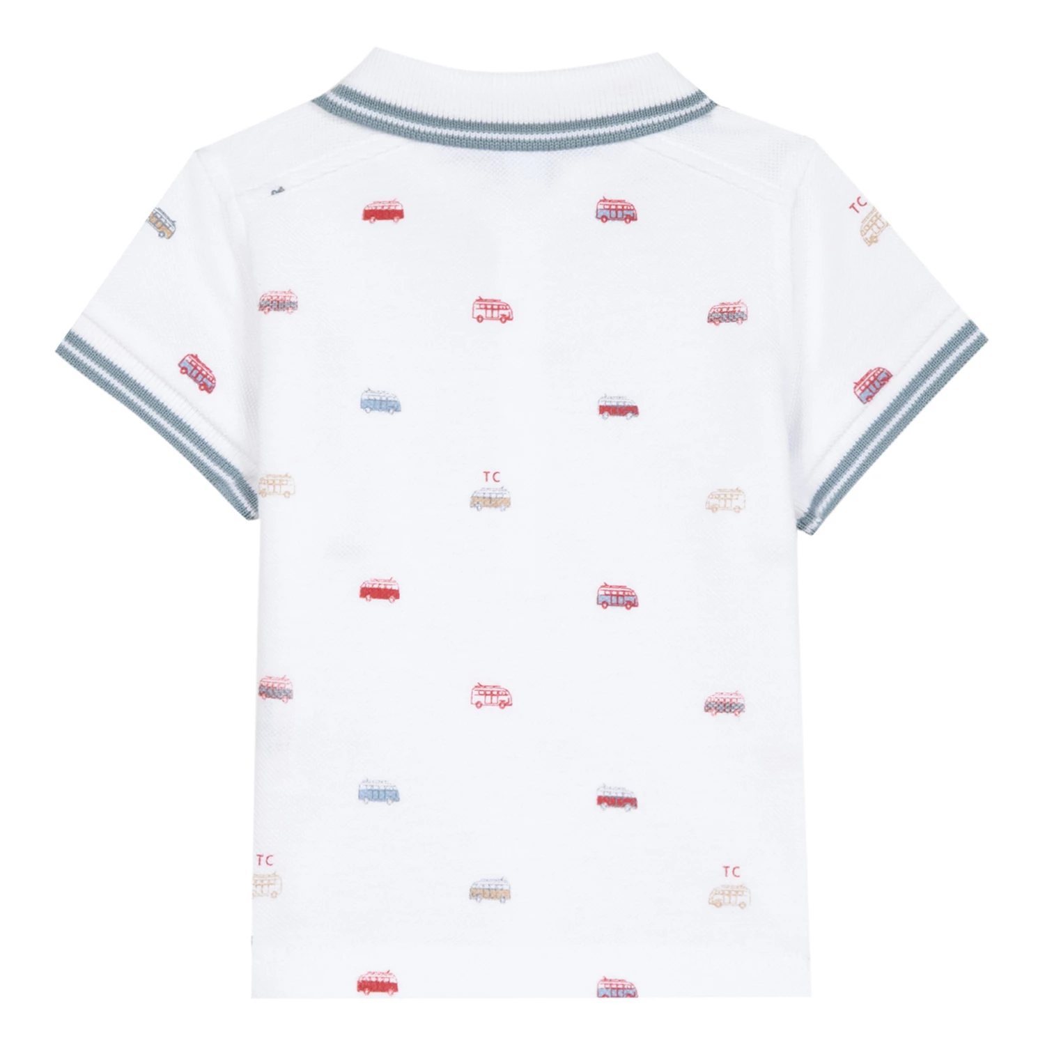 Embroidered Polo Shirt Ecru Tartine et Chocolat Fashion Baby 3 Embroidered Polo Shirt Ecru Tartine et Chocolat Fashion Baby - Image 3