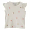 Embroidered Shell T-shirt Ecru Emile et Ida Fashion Baby