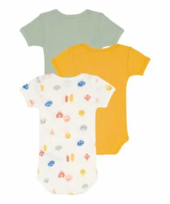 Emotion Lyocell Short Sleeve Baby Bodysuits - Set of 3 White Petit Bateau Fashion Baby 5 Emotion Lyocell Short Sleeve Baby Bodysuits - Set of 3 White Petit Bateau Fashion Baby -Baby Tops Elegant Store emotion lyocell short sleeve baby bodysuits set of 3 white petit bateau fashion baby 2