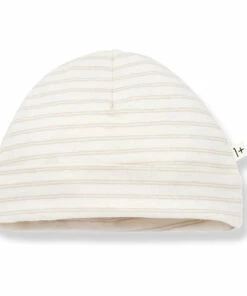 Eva Striped Bonnet Beige 1+ in the family Fashion Baby