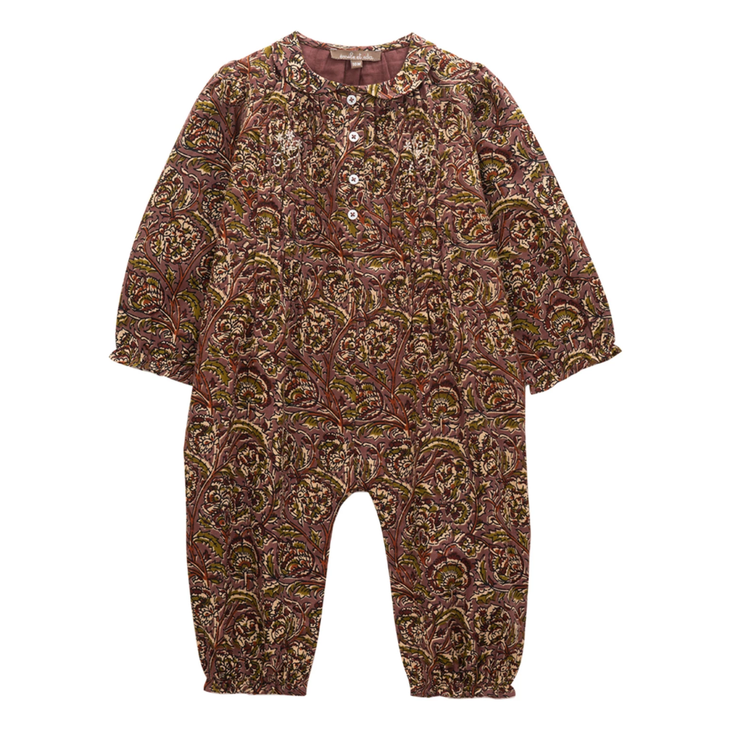 Exclusive Christmas Capsule - Jumpsuit Plum Emile et Ida Fashion Baby 1 Exclusive Christmas Capsule - Jumpsuit Plum Emile et Ida Fashion Baby