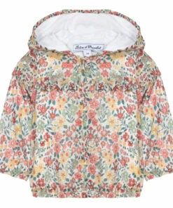 Exclusive Liberty Water Repellent Jacket Ecru Tartine et Chocolat Fashion Baby