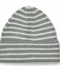 Ezra Striped Organic Cotton Beanie Blue Liewood Fashion Baby, Children