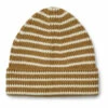 Ezra Striped Organic Cotton Beanie Camel Liewood Fashion Baby, Children