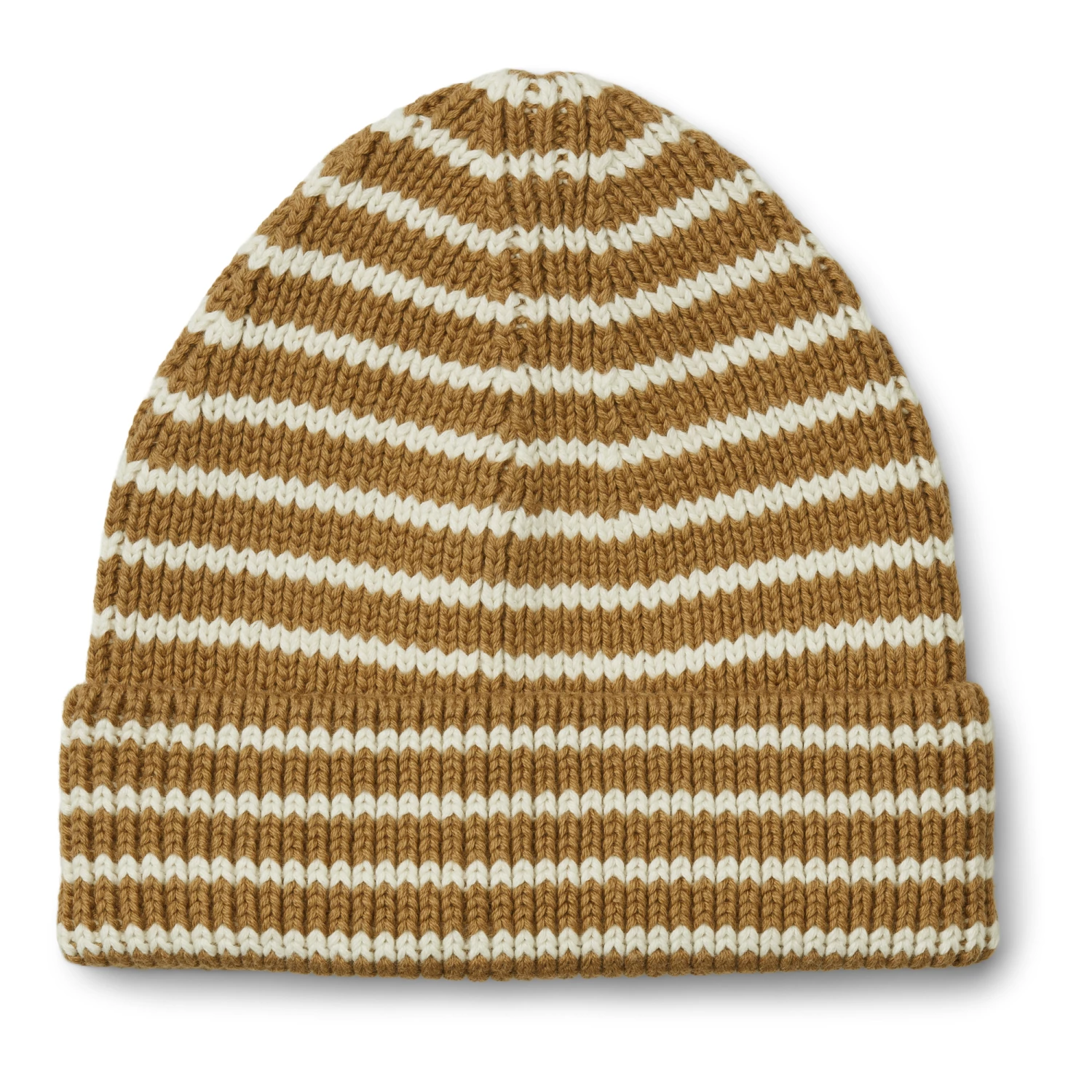 Ezra Striped Organic Cotton Beanie Camel Liewood Fashion Baby, Children 1 Ezra Striped Organic Cotton Beanie Camel Liewood Fashion Baby, Children