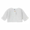 Fabalero Organic Cotton Cardigan Grey Petit Bateau Fashion Baby