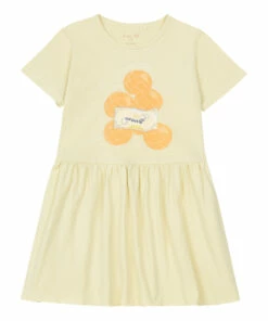Famo Organic Cotton Dress Yellow Konges Slojd Fashion Baby, Children