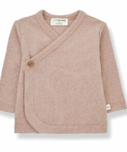 Fiona Cross Over Cardigan Powder pink 1+ in the family Fashion Baby