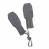 Fiza Merino Wool Mittens Mid grey Hvid Fashion Baby