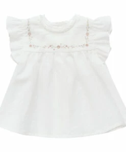 Flaire Blouse White Louisiella Fashion Baby