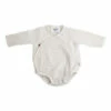Flora double cotton gauze romper Ecru Moumout Fashion Baby
