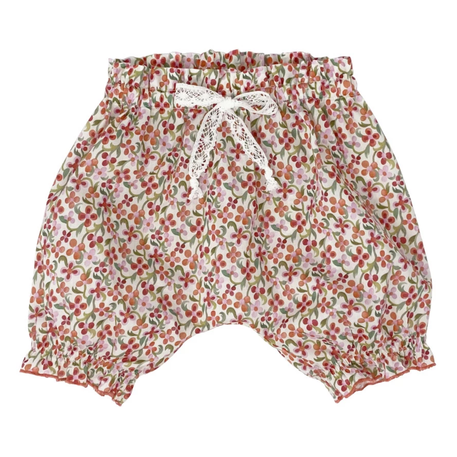 Floral Bloomers Pink Zhoe & Tobiah Fashion Baby 1 Floral Bloomers Pink Zhoe & Tobiah Fashion Baby