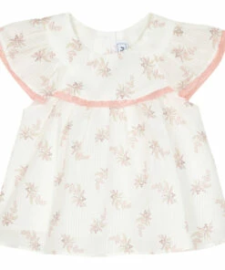 Floral Blouse Ecru Tartine et Chocolat Fashion Baby