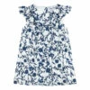 Flower Dress Navy blue Tartine et Chocolat Fashion Baby
