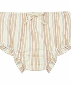 Flutter Striped Bloomers Pale pink Rylee + Cru Fashion Baby